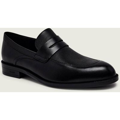 Boss BLACK Skórzane loafersy Tayil_Loaf_bupf czarny 40 Boss BLACK Skórzane loafersy Tayil_Loaf_bupf czarny 40