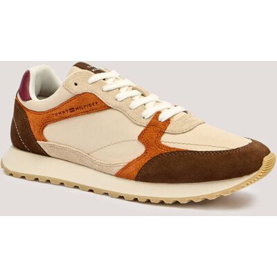 Tommy Hilfiger Sneakersy New Runner zamsz beżowy 43 Tommy Hilfiger Sneakersy New Runner zamsz beżowy 43