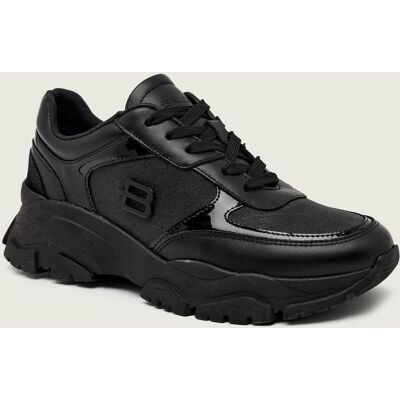 Baldinini Skórzane sneakersy czarny 36 Baldinini Skórzane sneakersy czarny 36