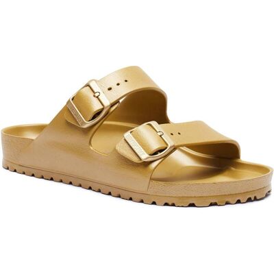 Birkenstock Klapki Arizona EVA regular fit złoty 44 Birkenstock Klapki Arizona EVA regular fit złoty 44