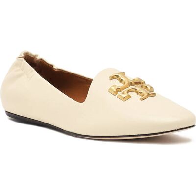 TORY BURCH Skórzane mokasyny Eleanor beżowy 36,5 TORY BURCH Skórzane mokasyny Eleanor beżowy 36,5
