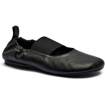 Alohas Skórzane baleriny Sutton Mary Jane czarny 36 Alohas Skórzane baleriny Sutton Mary Jane czarny 36