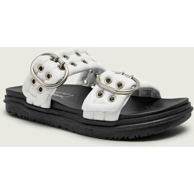 Emu Australia Skórzane klapki Bondi Buckle 2.0 biały 36 Emu Australia Skórzane klapki Bondi Buckle 2.0 biały 36