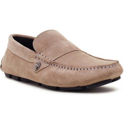 Kurt Geiger Mokasyny STIRLING zamsz beżowy 40 Kurt Geiger Mokasyny STIRLING zamsz beżowy 40