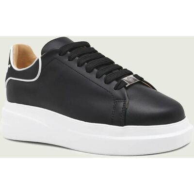 Philipp Plein Skórzane sneakersy Lo-Top czarny 44 Philipp Plein Skórzane sneakersy Lo-Top czarny 44