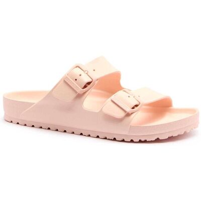 Birkenstock Klapki Arizona EVA regular fit pudrowy róż 44 Birkenstock Klapki Arizona EVA regular fit pudrowy róż 44