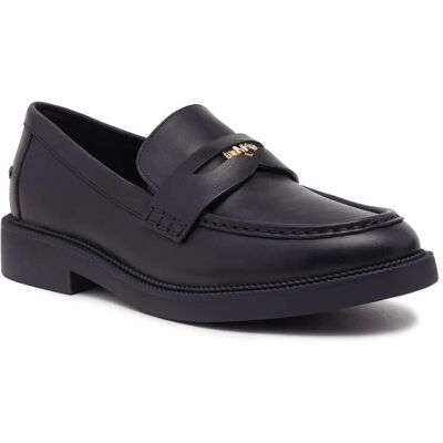 Michael Kors Skórzane loafersy EDEN czarny 41 Michael Kors Skórzane loafersy EDEN czarny 41