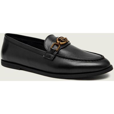 Pinko Skórzane mokasyny NATY 05 czarny 39 Pinko Skórzane mokasyny NATY 05 czarny 39