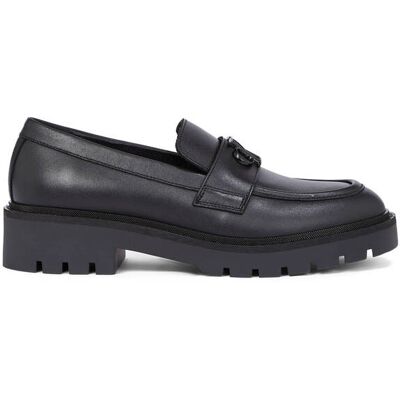 Calvin Klein Jeans Skórzane loafersy czarny 37 Calvin Klein Jeans Skórzane loafersy czarny 37