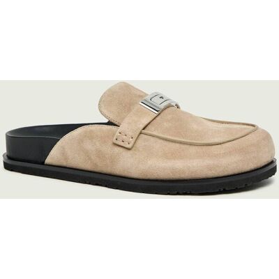 TORY BURCH Mule Leelee zamsz beżowy 36 TORY BURCH Mule Leelee zamsz beżowy 36