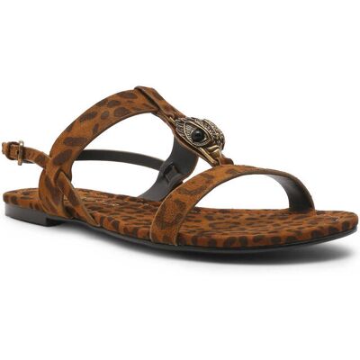 Kurt Geiger Sandały HAMPTON zamsz brązowy 36 Kurt Geiger Sandały HAMPTON zamsz brązowy 36