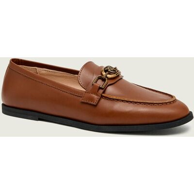 Pinko Skórzane mokasyny NATY 05 brązowy 37 Pinko Skórzane mokasyny NATY 05 brązowy 37