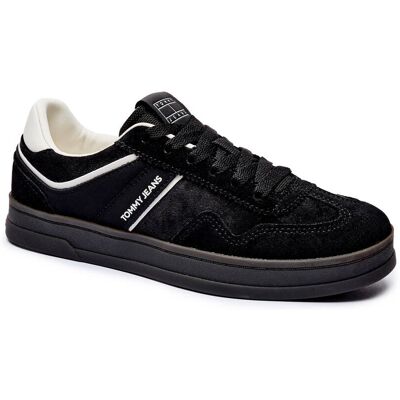 Tommy Jeans Sneakersy THE GREENWICH zamsz czarny 38 Tommy Jeans Sneakersy THE GREENWICH zamsz czarny 38