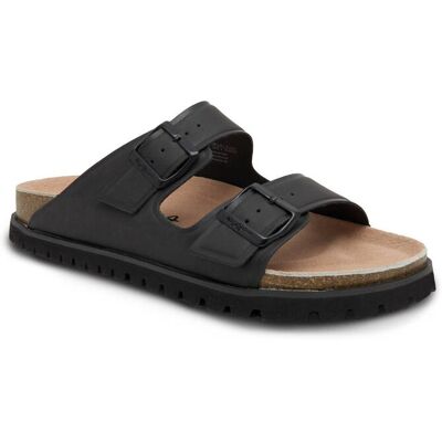 Pepe Jeans London Klapki URBAN SANDAL BASIC EMBOED z dodatkiem skóry czarny 42 Pepe Jeans London Klapki URBAN SANDAL BASIC EMBOED z dodatkiem skóry czarny 42