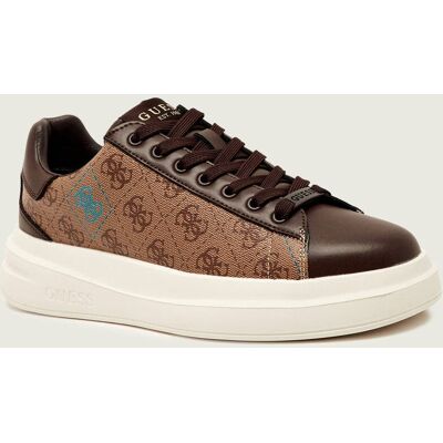 Guess Sneakersy ELBA z dodatkiem skóry beżowy 45 Guess Sneakersy ELBA z dodatkiem skóry beżowy 45