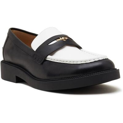 Michael Kors Skórzane loafersy EDEN czarny 36 Michael Kors Skórzane loafersy EDEN czarny 36