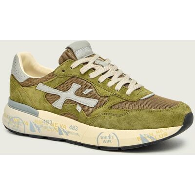 Premiata Sneakersy MICK_7717 zamsz khaki 44 Premiata Sneakersy MICK_7717 zamsz khaki 44