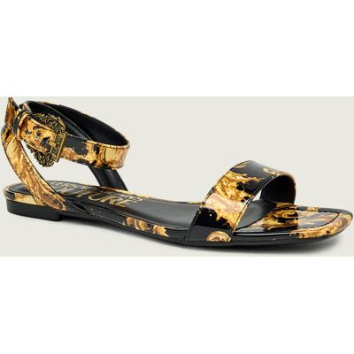 Versace Jeans Couture Sandały FONDO MILLIE DIS. 61 czarny 37 Versace Jeans Couture Sandały FONDO MILLIE DIS. 61 czarny 37