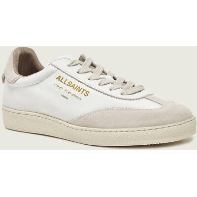 AllSaints Skórzane sneakersy THELMA zamsz biały 36 AllSaints Skórzane sneakersy THELMA zamsz biały 36
