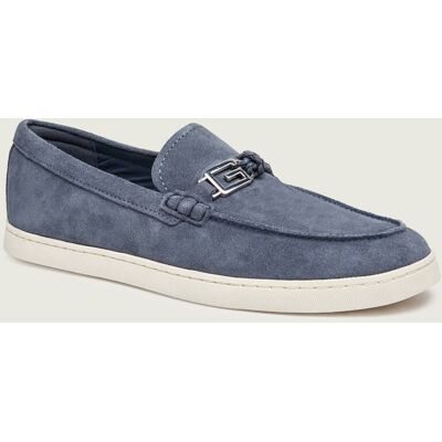 Guess Loafersy HEAWS zamsz niebieski 40 Guess Loafersy HEAWS zamsz niebieski 40