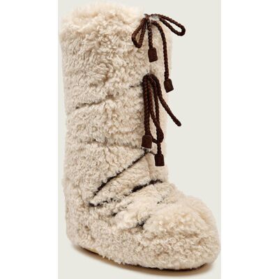 Moon Boot Śniegowce ICON CURLY EXTRA ecru 39/41 Moon Boot Śniegowce ICON CURLY EXTRA ecru 39/41