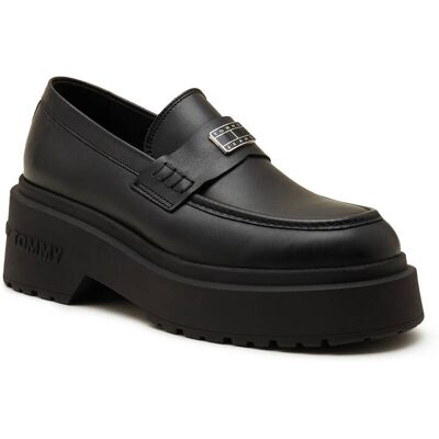 Tommy Jeans Skórzane mokasyny czarny 41 Tommy Jeans Skórzane mokasyny czarny 41