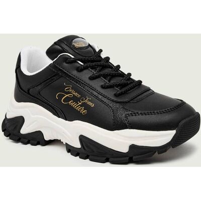 Versace Jeans Couture Sneakersy FONDO HIKER DIS. SV6 z dodatkiem skóry czarny 41 Versace Jeans Couture Sneakersy FONDO HIKER DIS. SV6 z dodatkiem skóry czarny 41