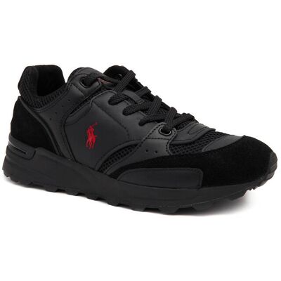 Polo Ralph Lauren Skórzane sneakersy czarny 40 Polo Ralph Lauren Skórzane sneakersy czarny 40