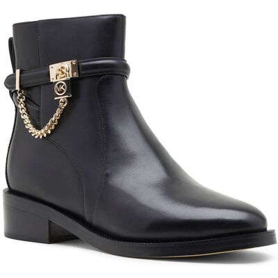Michael Kors Skórzane botki czarny 36 Michael Kors Skórzane botki czarny 36