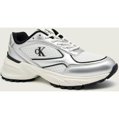 Calvin Klein Sneakersy HIKE srebrny 37 Calvin Klein Sneakersy HIKE srebrny 37