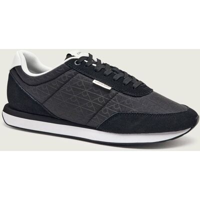 Calvin Klein Sneakersy Retro Runner zamsz czarny 41 Calvin Klein Sneakersy Retro Runner zamsz czarny 41