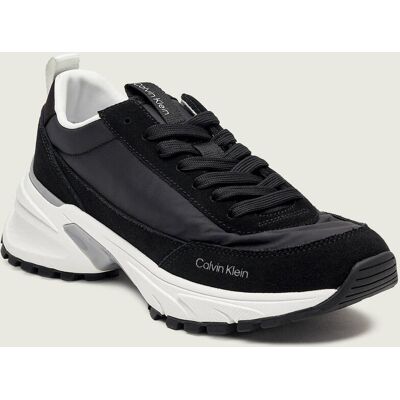 Calvin Klein Sneakersy HIKE RUNNER zamsz czarny 38 Calvin Klein Sneakersy HIKE RUNNER zamsz czarny 38