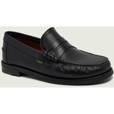 Barbour Skórzane loafersy Linford czarny 44 Barbour Skórzane loafersy Linford czarny 44