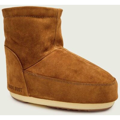 Moon Boot Śniegowce ICON LOW zamsz koniakowy 36/38 Moon Boot Śniegowce ICON LOW zamsz koniakowy 36/38