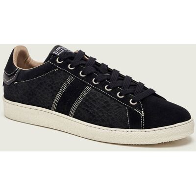 AllSaints Sneakersy Leon zamsz czarny 44 AllSaints Sneakersy Leon zamsz czarny 44