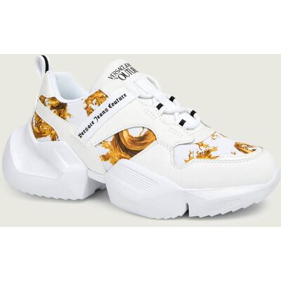 Versace Jeans Couture Sneakersy FONDO GRAVITY DIS. SU7 z dodatkiem skóry biały 39 Versace Jeans Couture Sneakersy FONDO GRAVITY DIS. SU7 z dodatkiem skóry biały 39