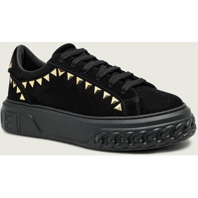 Casadei Sneakersy RENNA zamsz czarny 40 Casadei Sneakersy RENNA zamsz czarny 40