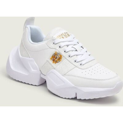 Versace Jeans Couture Skórzane sneakersy FONDO GRAVITY DIS. SU8 biały 38 Versace Jeans Couture Skórzane sneakersy FONDO GRAVITY DIS. SU8 biały 38
