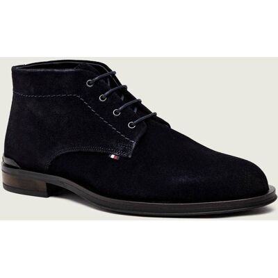 Tommy Hilfiger Buty wysokie CORPORATE zamsz granatowy 45 Tommy Hilfiger Buty wysokie CORPORATE zamsz granatowy 45