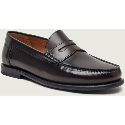 Boss BLACK Skórzane loafersy Tevan_Mocc_bo brązowy 43 Boss BLACK Skórzane loafersy Tevan_Mocc_bo brązowy 43