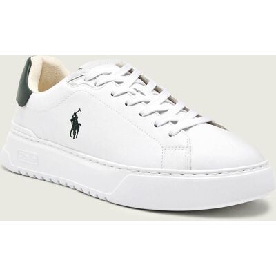 Polo Ralph Lauren Skórzane sneakersy RLITE COURT biały 45 Polo Ralph Lauren Skórzane sneakersy RLITE COURT biały 45