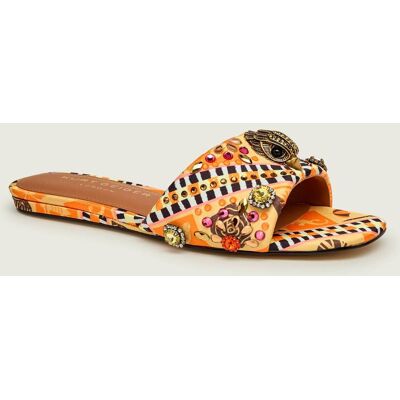 Kurt Geiger Klapki KENSINGTON pomarańczowy 37 Kurt Geiger Klapki KENSINGTON pomarańczowy 37