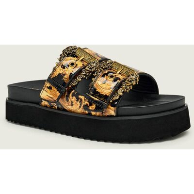Versace Jeans Couture Klapki FONDO ARIZONA DIS. SM1 czarny 40 Versace Jeans Couture Klapki FONDO ARIZONA DIS. SM1 czarny 40
