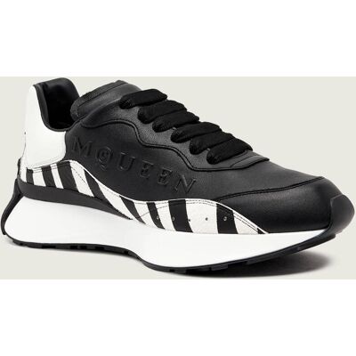 Alexander McQueen Skórzane sneakersy czarny 45 Alexander McQueen Skórzane sneakersy czarny 45