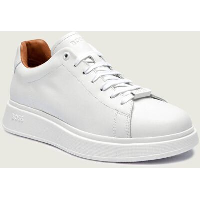 Boss BLACK Skórzane sneakersy Bulton biały 46 Boss BLACK Skórzane sneakersy Bulton biały 46