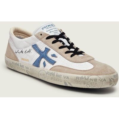 Premiata Skórzane sneakersy DAVID zamsz beżowy 41 Premiata Skórzane sneakersy DAVID zamsz beżowy 41