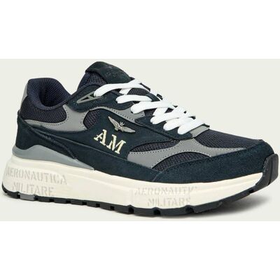 Aeronautica Militare Sneakersy zamsz granatowy 40 Aeronautica Militare Sneakersy zamsz granatowy 40