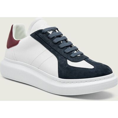 Alexander McQueen Sneakersy zamsz granatowy 44 Alexander McQueen Sneakersy zamsz granatowy 44