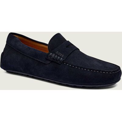 Boss BLACK Mokasyny Noel zamsz granatowy 41 Boss BLACK Mokasyny Noel zamsz granatowy 41