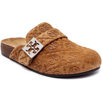 TORY BURCH Mule MELLOW zamsz brązowy 36 TORY BURCH Mule MELLOW zamsz brązowy 36